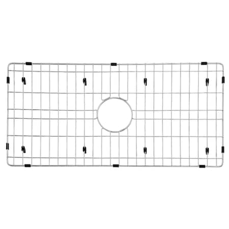 Gourmetier GKFAWR3318 Arcticstone 29"X14" Kitchen Sink Grid, Brushed GKFAWR3318
